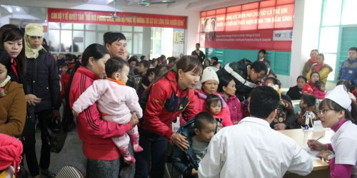 1400 trẻ nhỏ được khám sàng lọc bệnh tim miễn phí tại Quảng Bình