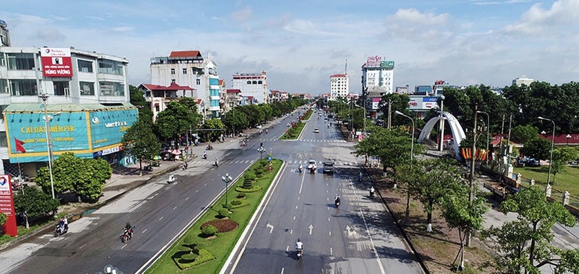 Đây là một trong những tuyến đường của thành phố Bắc Giang