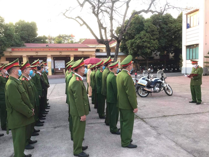 Thượng tá Nguyễn Anh Sơn, Trưởng Công an huyện Lạng Giang chỉ đạo, điều hành nhiều quyết sách, đường lối đúng đắn đạt kết quả cao 