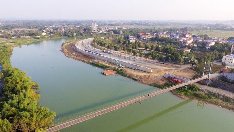 Thái Nguyên vượt quyền Thủ tướng ở Dự án xây dựng cấp bách hệ thống chống lũ lụt sông Cầu kết hợp hoàn thiện hạ tầng đô thị hai bên bờ sông Cầu (Ảnh: thainguyengov)