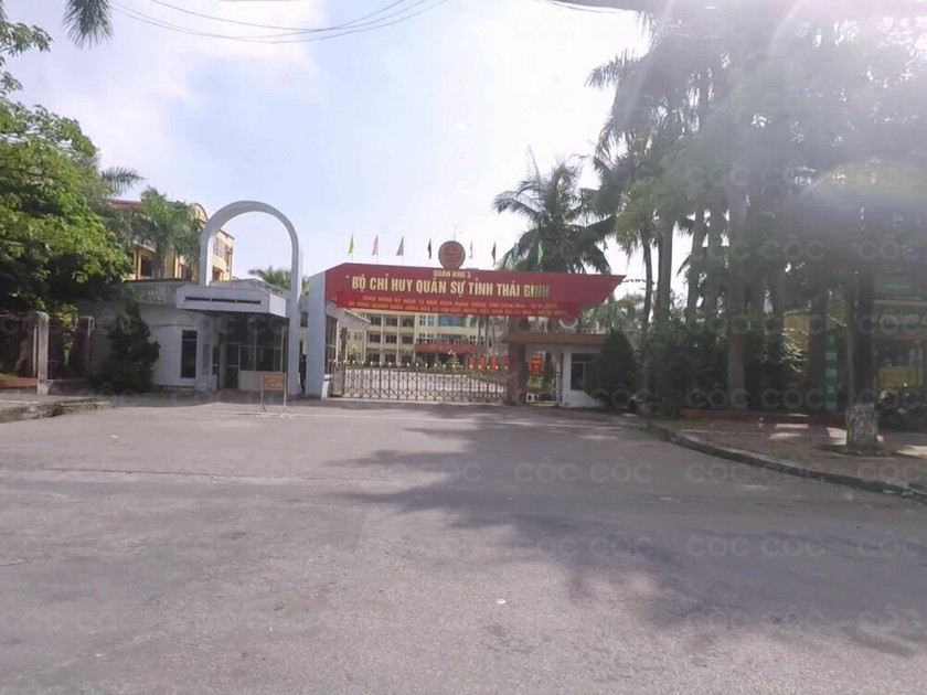 Trụ sở Bộ Chỉ huy quân sự tỉnh Thái Bình cũ ở phường Bồ Xuyên, TP Thái Bình.