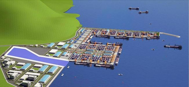 Dự án Đầu tư xây dựng Bến cảng Liên Chiểu, TP Đà Nẵng. (Ảnh minh họa).