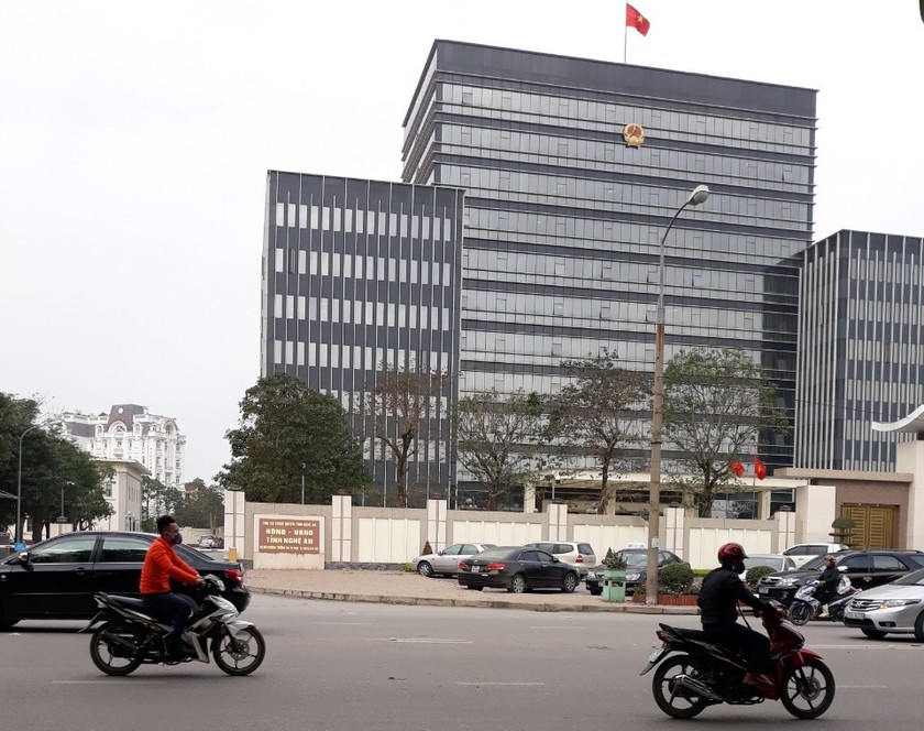 Trụ sở UBND tỉnh Nghệ An.