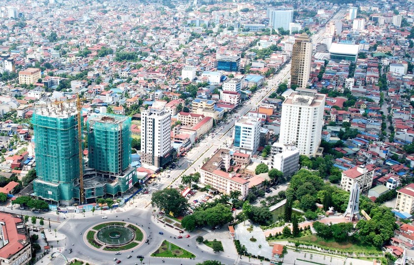 Trung tâm thành phố Thái Nguyên.