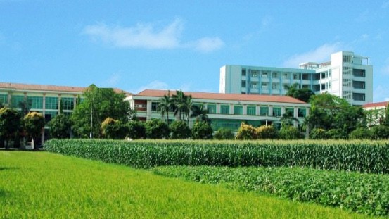 Một góc của Trường Đại học Nông Lâm Bắc Giang.