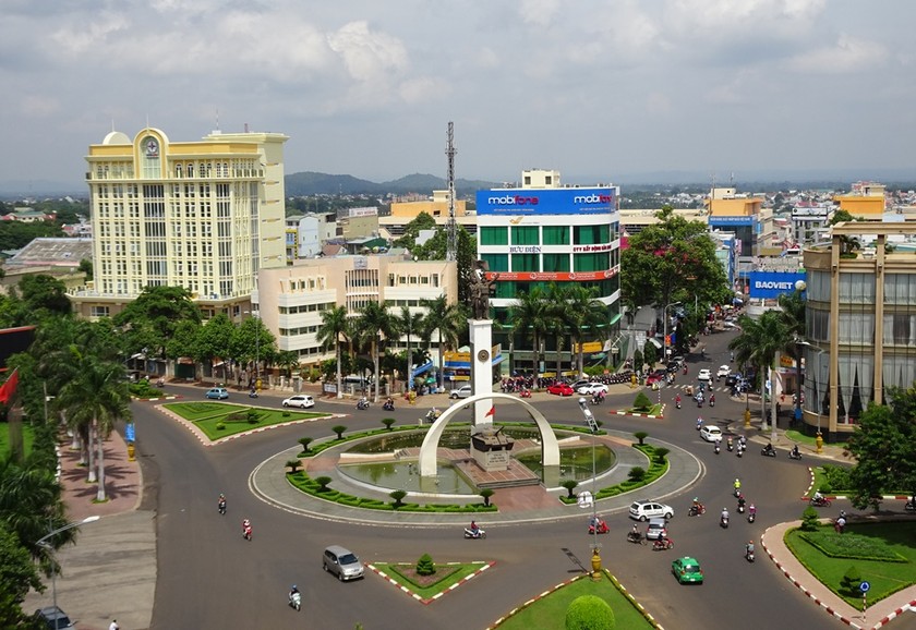 Trung tâm thành phố Buôn Ma Thuột, tỉnh Đắk Lắk