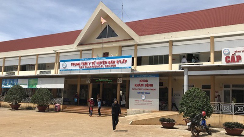 Trung tâm Y tế huyện Đắk R'lấp nơi ông Phạm Khánh Tùng công tác