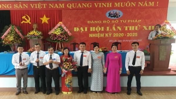 Đại hội Sở Tư pháp Đắk Lắk bầu ra BCH Đảng bộ mới