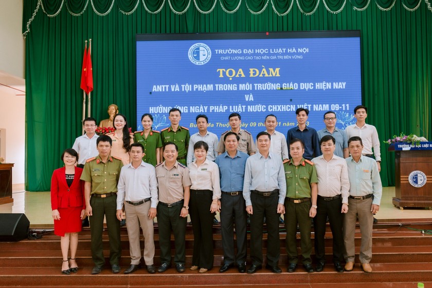 Tọa đàm hưởng ứng Ngày Pháp luật Việt Nam tại Phân hiệu Đại học Luật tại Đắk Lắk