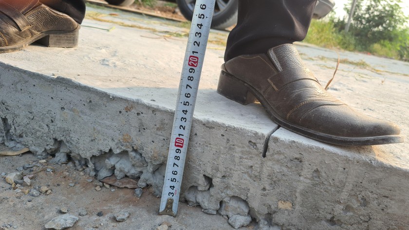 Duy Tiên – Hà Nam: Cần làm rõ phản ánh việc nhà thầu thi công ẩu tuyến đường bê tông gần 7 tỷ đồng