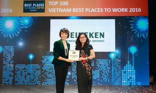 Heineken Việt Nam được vinh danh trong top 10 nơi làm việc tốt nhất Việt Nam