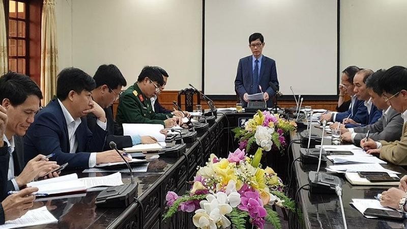 Tỉnh ủy viên, Phó Chủ tịch UBND tỉnh Bùi Quang Cẩm phát biểu kết luận Hội nghị. 