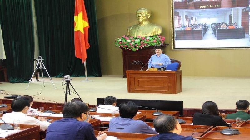 Cuộc họp Ban Chỉ đạo phòng chống dịch bệnh Covid-19 tỉnh Hưng Yên.