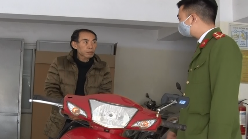 Công an huyện Lý Nhân, Hà Nam bắt giữ đối tượng trộm cắp xe máy