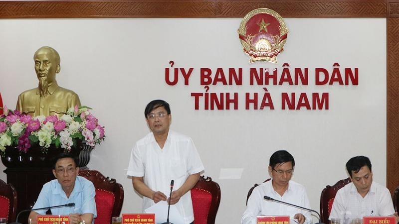 Phó Chủ tịch UBND tỉnh Hà Nam Nguyễn Đức Vượng đã chủ trì phiên họp của UBND tỉnh chiều 4/5.