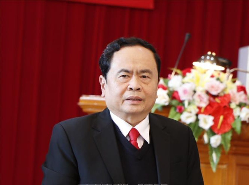 Chủ tịch Ủy ban Trung ương Mặt trận Tổ quốc Việt Nam Trần Thanh Mẫn. 