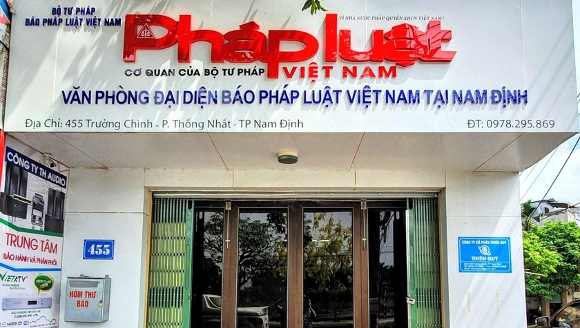 Báo Pháp luật Việt Nam ra mắt văn phòng đại diện tại Nam Định