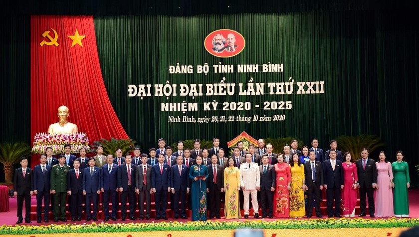 Ban Chấp hành Đảng bộ tỉnh Ninh Bình khoá XXII.