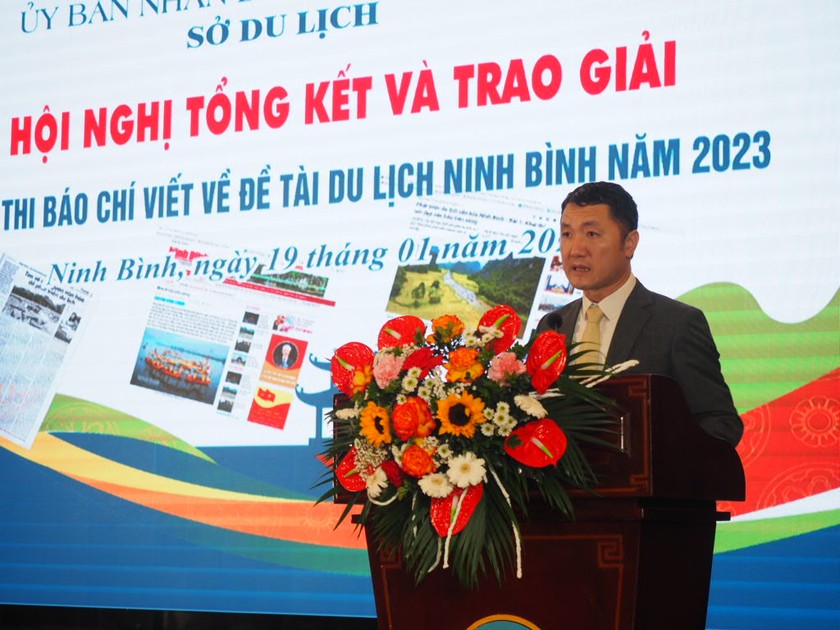 Ông Bùi Văn Mạnh, Giám đốc Sở Du lịch đánh giá cao sức lan tỏa của các tác phẩm viết về du lịch Ninh Bình.
