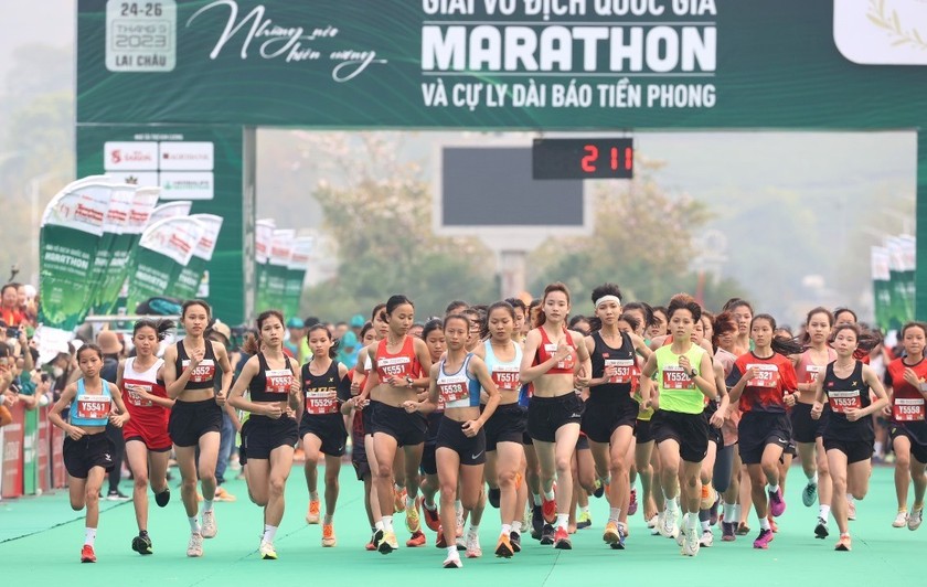 Ấn tượng Giải vô địch quốc gia Marathon báo Tiền Phong lần thứ 64 tại Lai Châu
