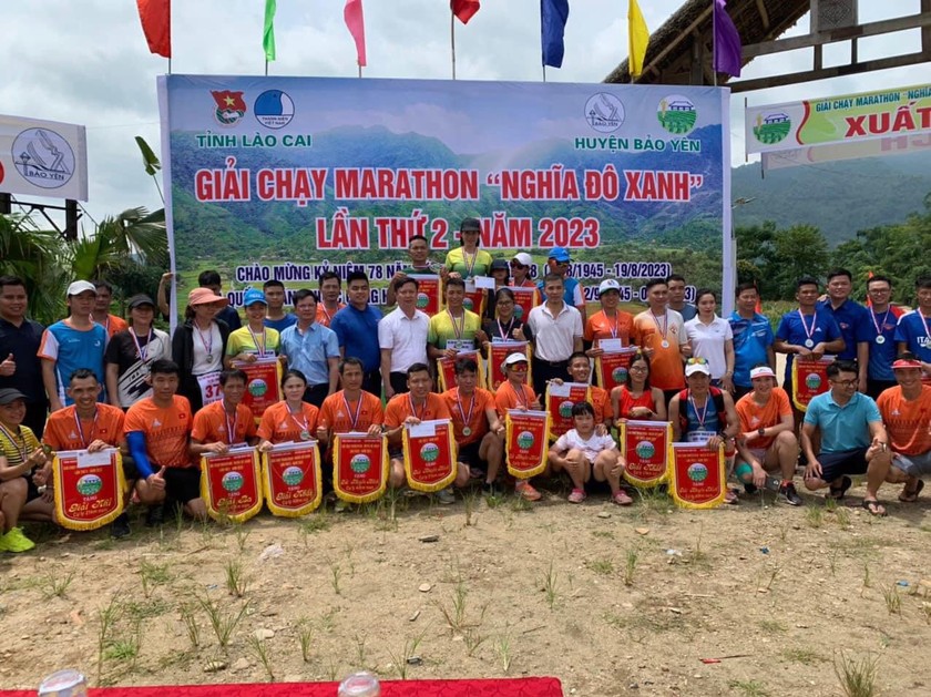 Bảo Yên (Lào Cai) khai mạc giải chạy marathon 'Nghĩa Đô xanh' 2023