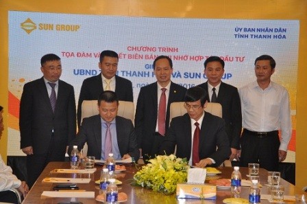 Sun Group và tỉnh Thanh Hóa ký kết biên bản ghi nhớ hợp tác đầu tư.