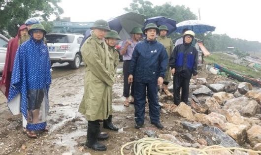 Lãnh đạo tỉnh Thanh Hóa kiểm tra công tác phòng chống bão số 3