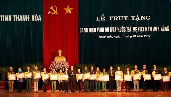 Truy tặng danh hiệu vinh dự Nhà nước cho 148 Bà mẹ Việt Nam Anh hùng