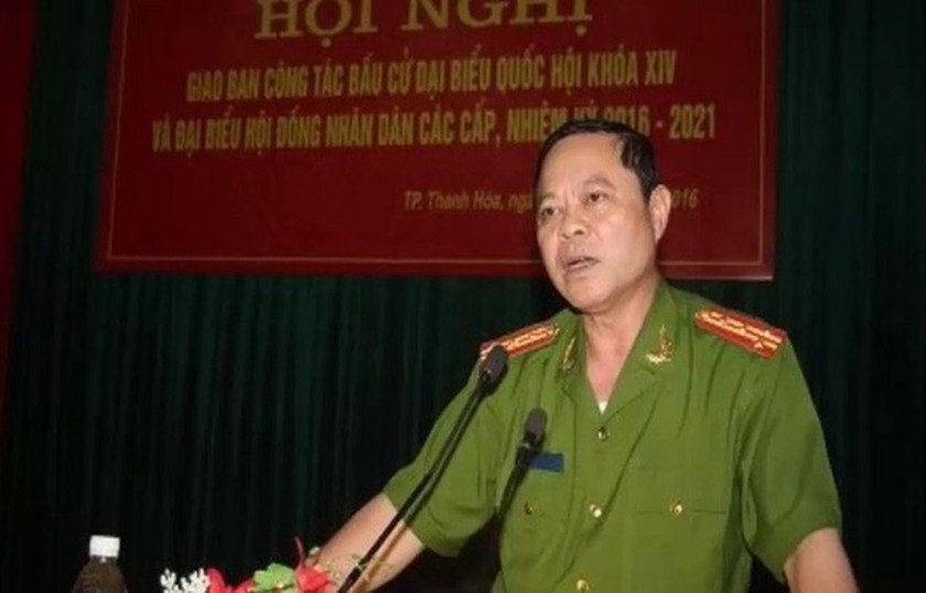  Nguyễn Chí Phương khi còn chưa bị tước danh hiệu Công an nhân dân.