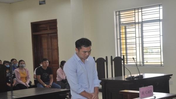Bị cáo Đào Xuân Tư tại tòa.