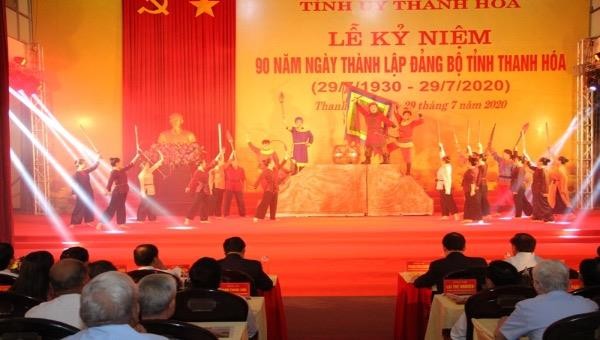 Lễ kỷ niệm 90 năm Ngày thành lập Đảng bộ tỉnh Thanh Hoá.