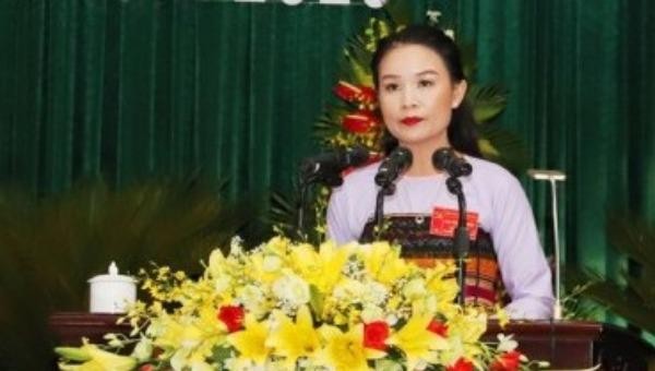 Bà Hà Thị Hương - tân Bí thư Huyện ủy Quan Hóa, Thanh Hoá.