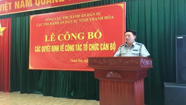 Cục trưởng Cục Thi hành án dân sự tỉnh Thanh Hoá ứng cử đại biểu Quốc hội khoá XV