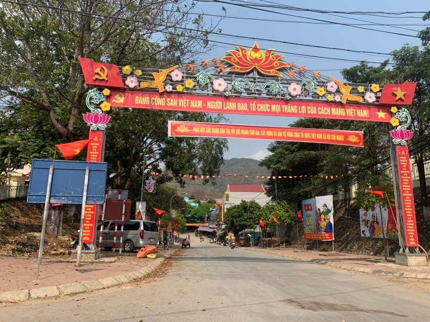 Thị trấn huyện miền núi Mường Lát 