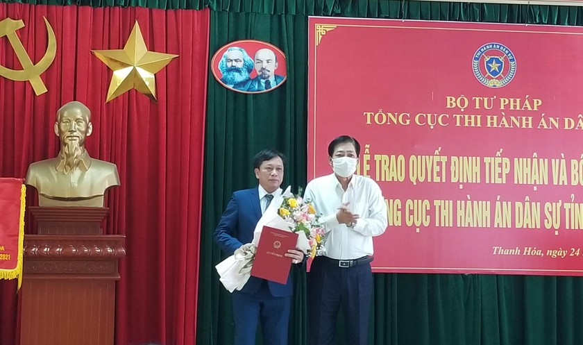 Ông Hoàng Văn Truyền giữ chức vụ Cục trưởng Cục THADS tỉnh Thanh Hoá