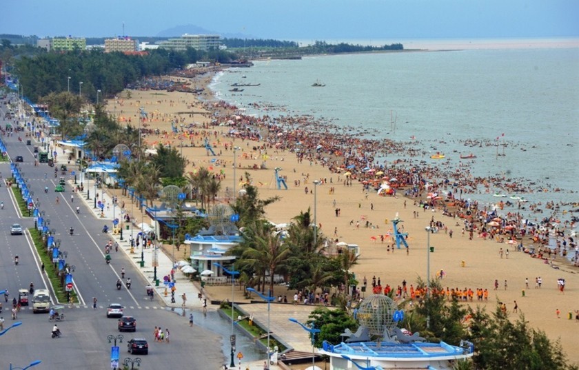 Bãi biển Sầm Sơn.