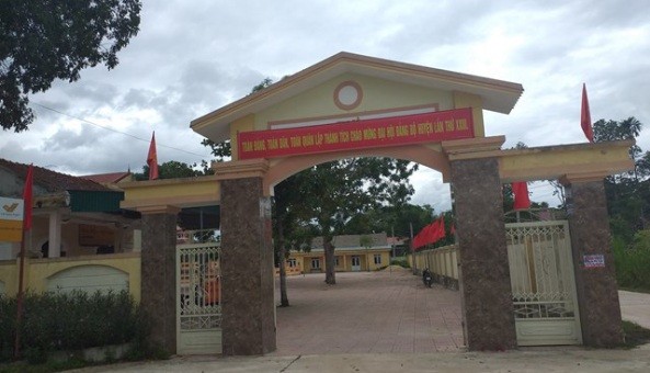 Trụ sở xã Sơn Ninh.