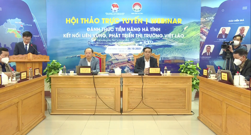 Chủ tịch UBND tỉnh Hà Tĩnh, Võ Trọng Hải tham dự và chủ trì điểm cầu tại Hà Tĩnh.