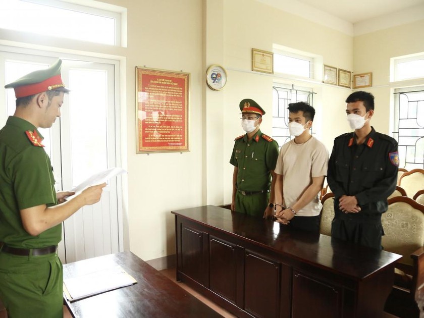Cơ quan điều tra khởi tố, bắt bị can đối với Nguyễn bảo Minh Hoàng.