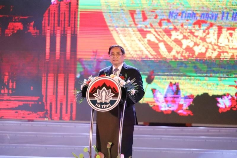 Thủ tướng Chính phủ Phạm Minh Chính dự và phát biểu tại buổi lễ.
