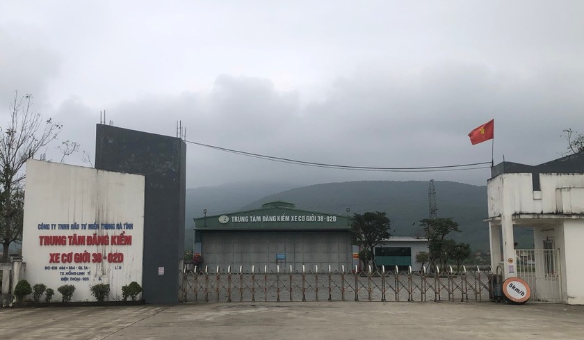 Trung tâm Đăng kiểm xe cơ giới 38-02D địa chỉ tại TDP 2, phường Đậu Liêu, thị xã Hồng Lĩnh.