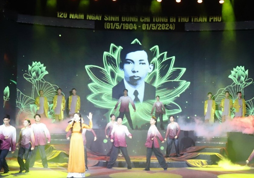 Hà Tĩnh tổ chức Lễ kỷ niệm 120 năm ngày sinh TBT Trần Phú. Ảnh: PV
