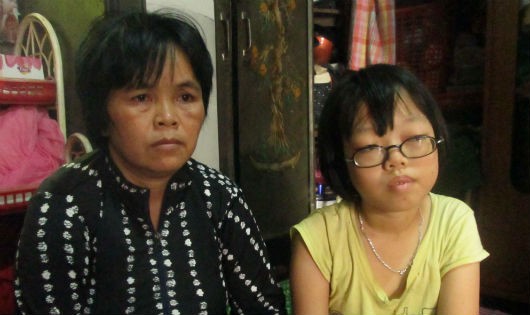 Bà Nguyễn Thị Sương cùng con gái Nguyễn Thị Bích Chi.