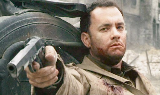 Tom Hanks trong vai đại úy John Miller (phim Giải cứu binh nhì Ryan)