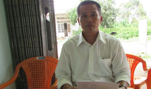 Ông Hoạnh cho rằng TAND thị xã Ninh Hòa đang “đánh đố mình. 