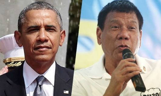  Tổng thống Mỹ Obama và Tổng thống Philippines Duterte.