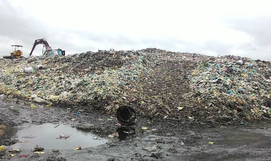 Thực trạng bãi rác Đông Thắng