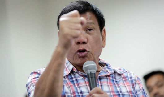 Tổng thống Philippines Duterte.