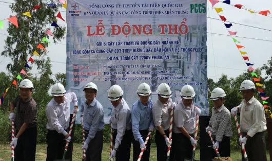 Động thổ dự án Trạm cắt 220kV Phước An tại thôn Đại Hội, xã Phước An, huyện Tuy Phước, tỉnh Bình Định