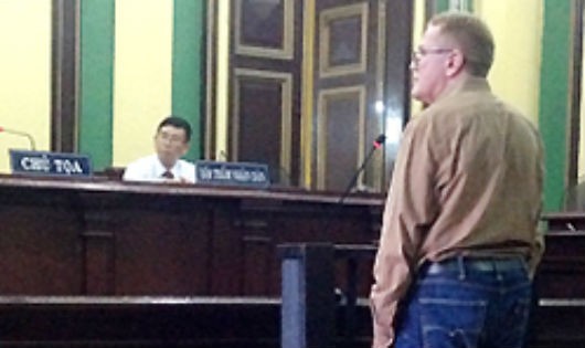 Bị cáo Weeler Lloyd Stephan trước tòa
